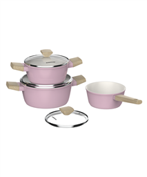 Bộ nồi phủ sứ Nano đáy từ Sunhouse Healthy SHG7979MP1